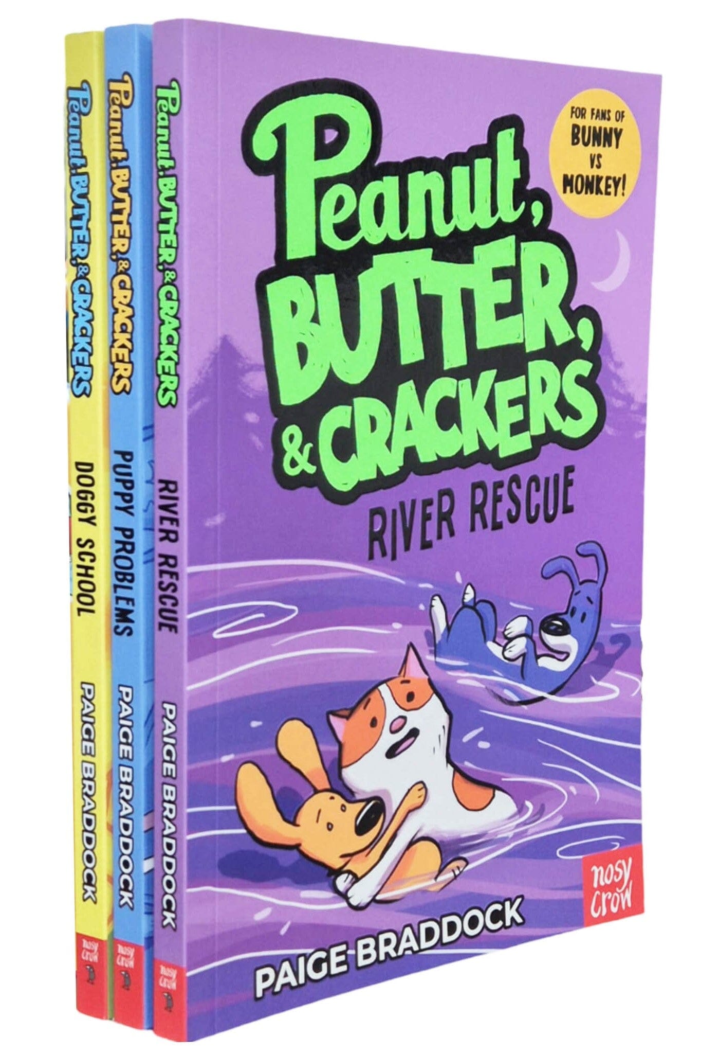 Peanut, Butter & Crackers Series By Paige Braddock 3 Picture Books Collection Set - Ages 5-8 - Paperback