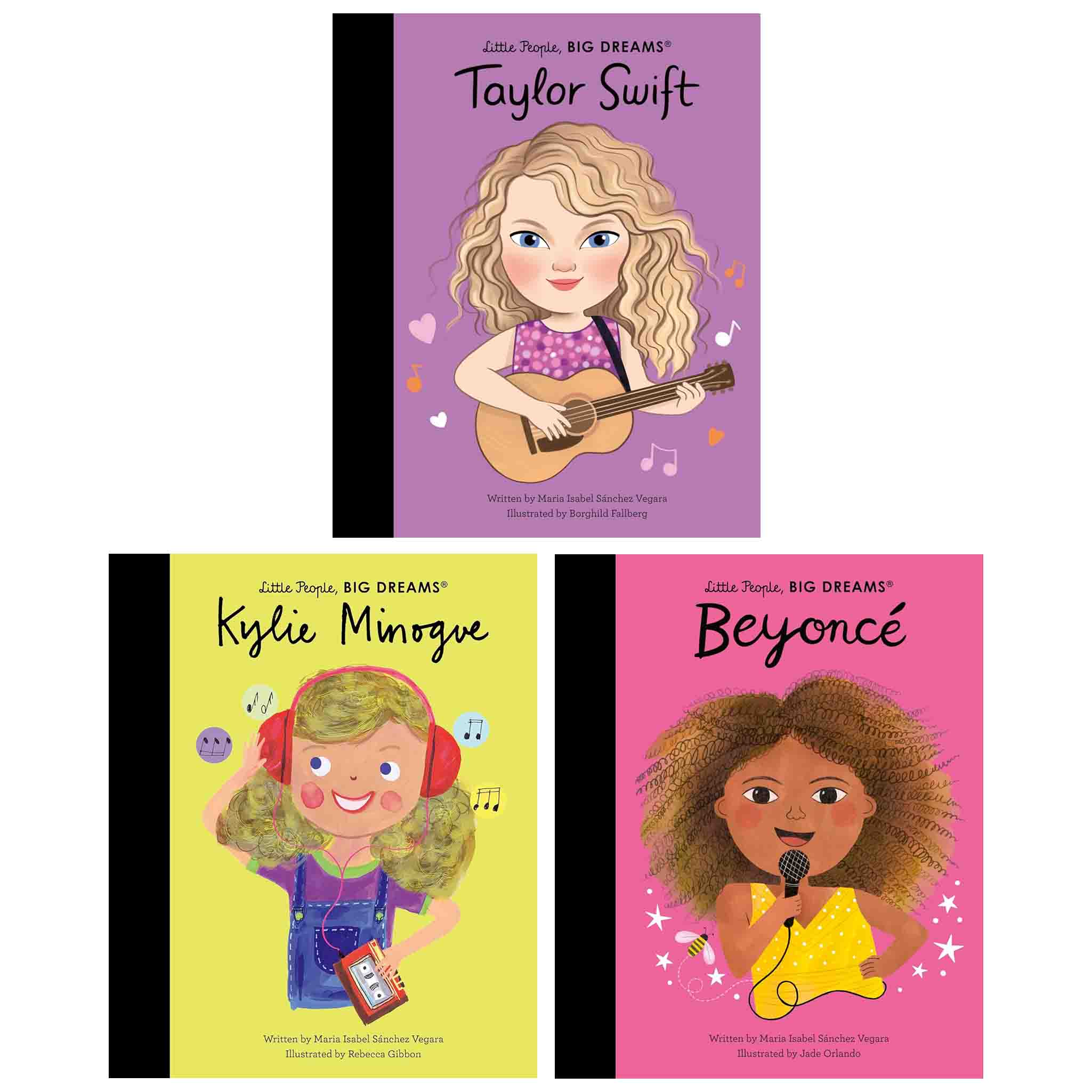 Little People, BIG DREAMS Series By Maria Isabel Sanchez Vegara 3 Picture Books Collection - Ages 4-7 - Hardback