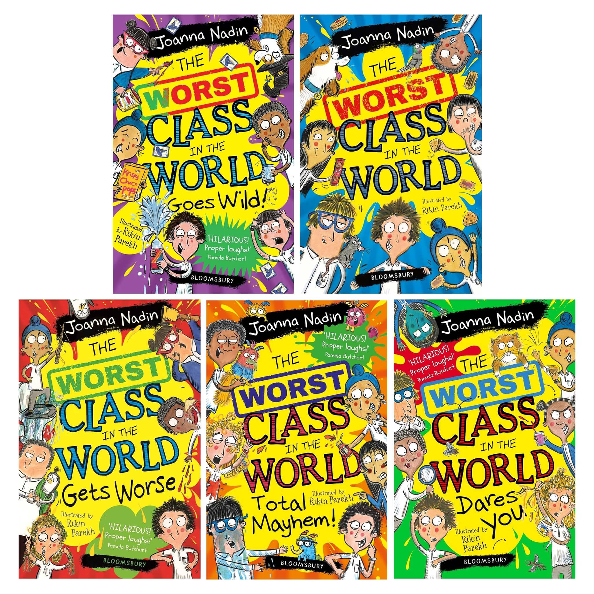 The Worst Class in the World by Joanna Nadin 5 Books Collection Set - Age 5-9 - Paperback