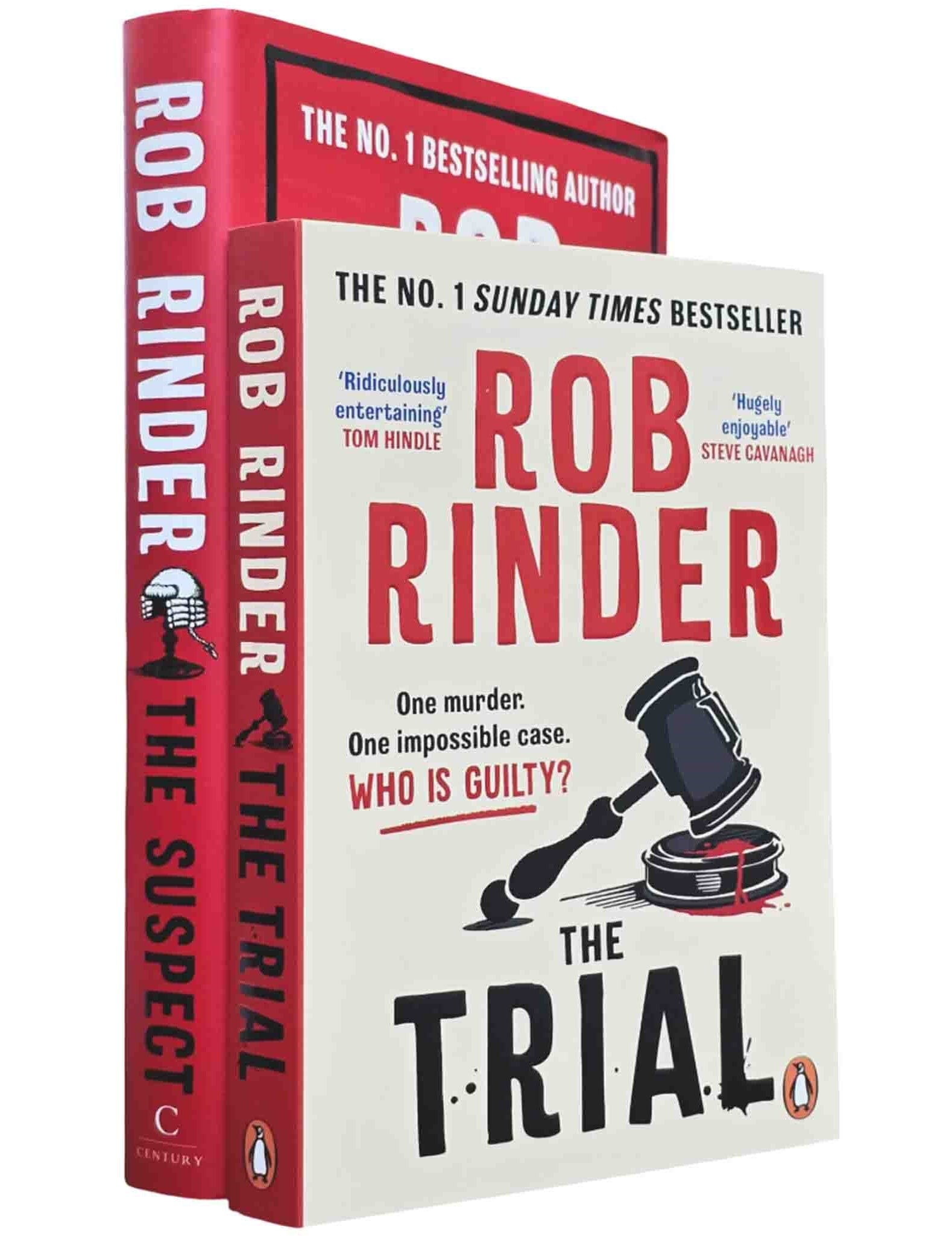 Rob Rinder: The Trial & The Suspect 2 Books Collection Set - Fiction - Paperback/Hardback