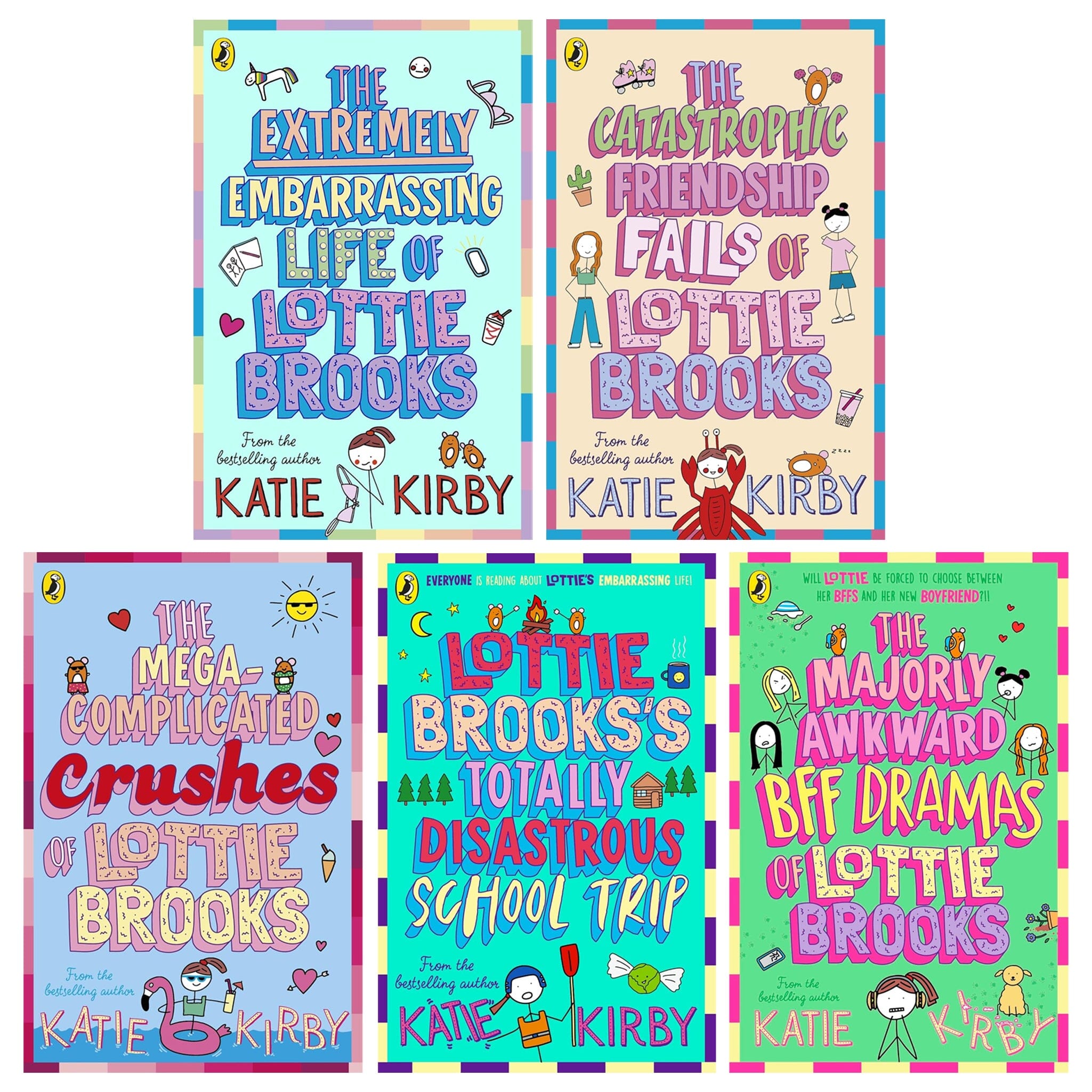 Lottie Brooks Series By Katie Kirby 5 Books Collection Set - Ages 9-12 - Paperback