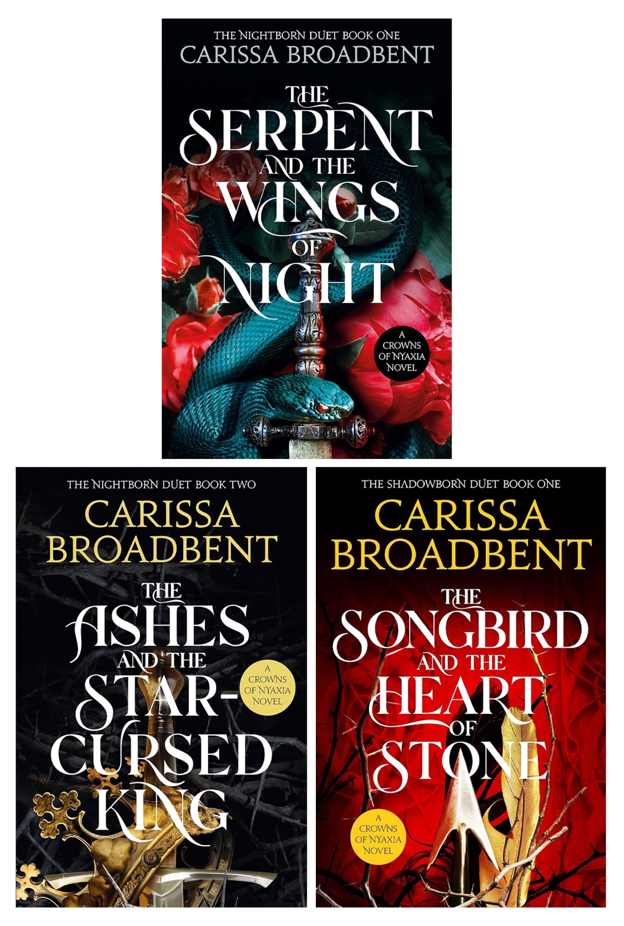 Crowns of Nyaxia Series By Carissa Broadbent 3 Books Collection Set - Fiction - Paperback