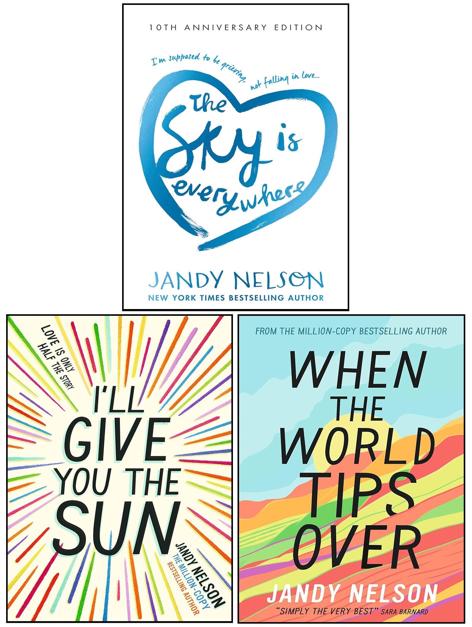 Jandy Nelson 3 Books Collection Set - Fiction - Paperback