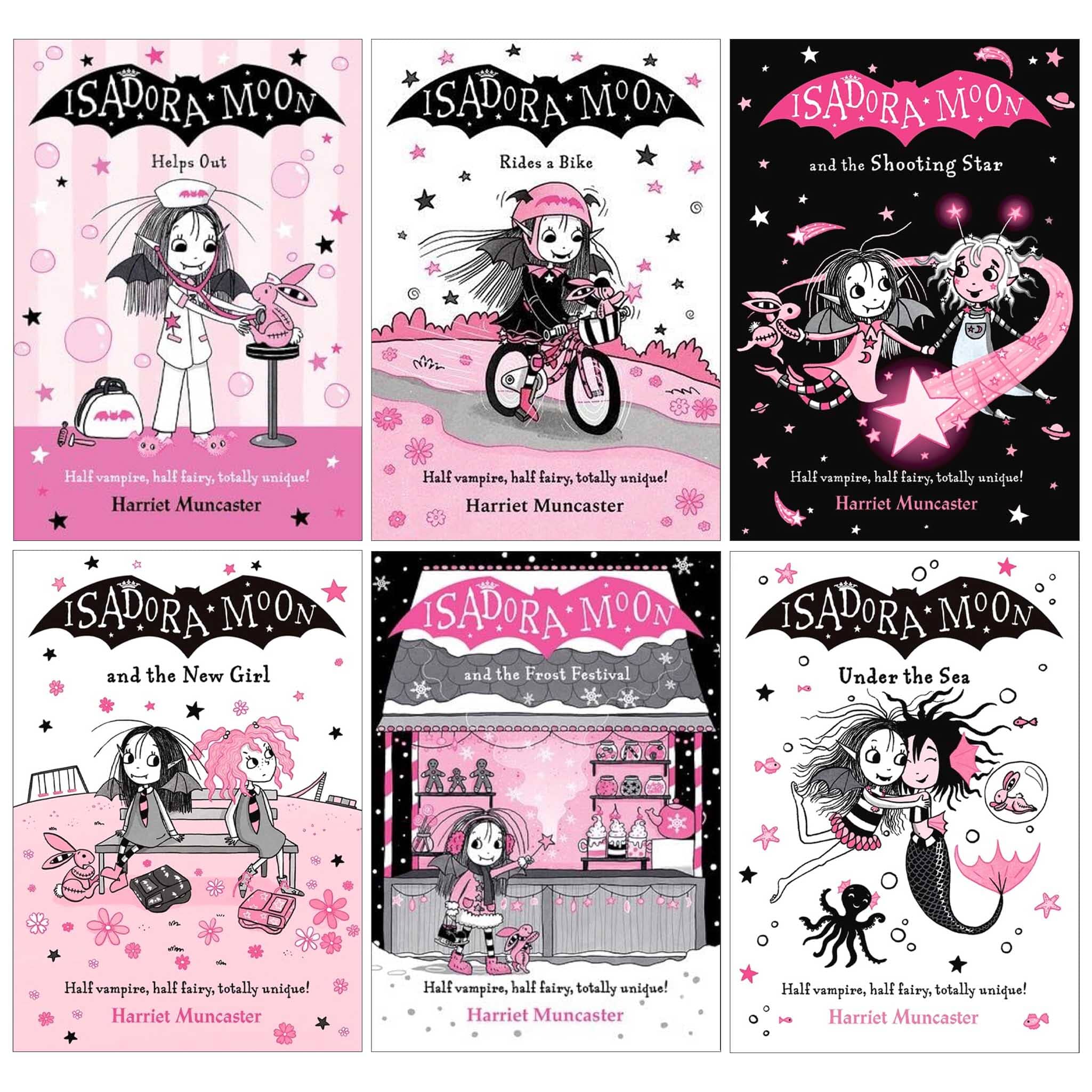 Isadora Moon Series By Harriet Muncaster: illustrated 6 Books Collection Set - Ages 5+ - Paperback