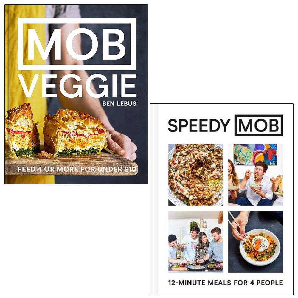 Speedy MOB & MOB Veggie By Ben Lebus 2 Books Collection Set - Non Fiction – Hardback