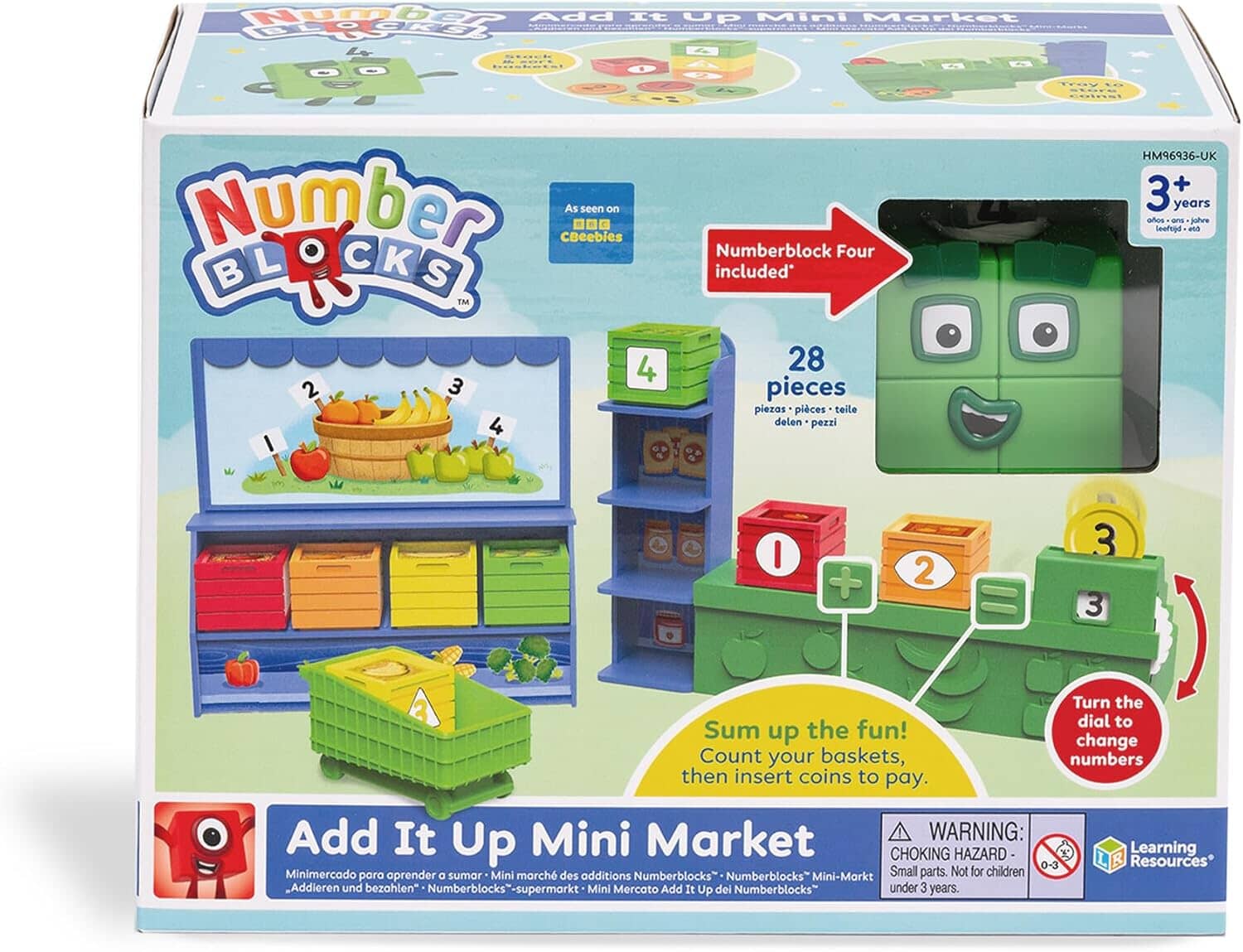 Numberblocks Add It Up Mini Market by Learning Resources - Ages 3 Years+