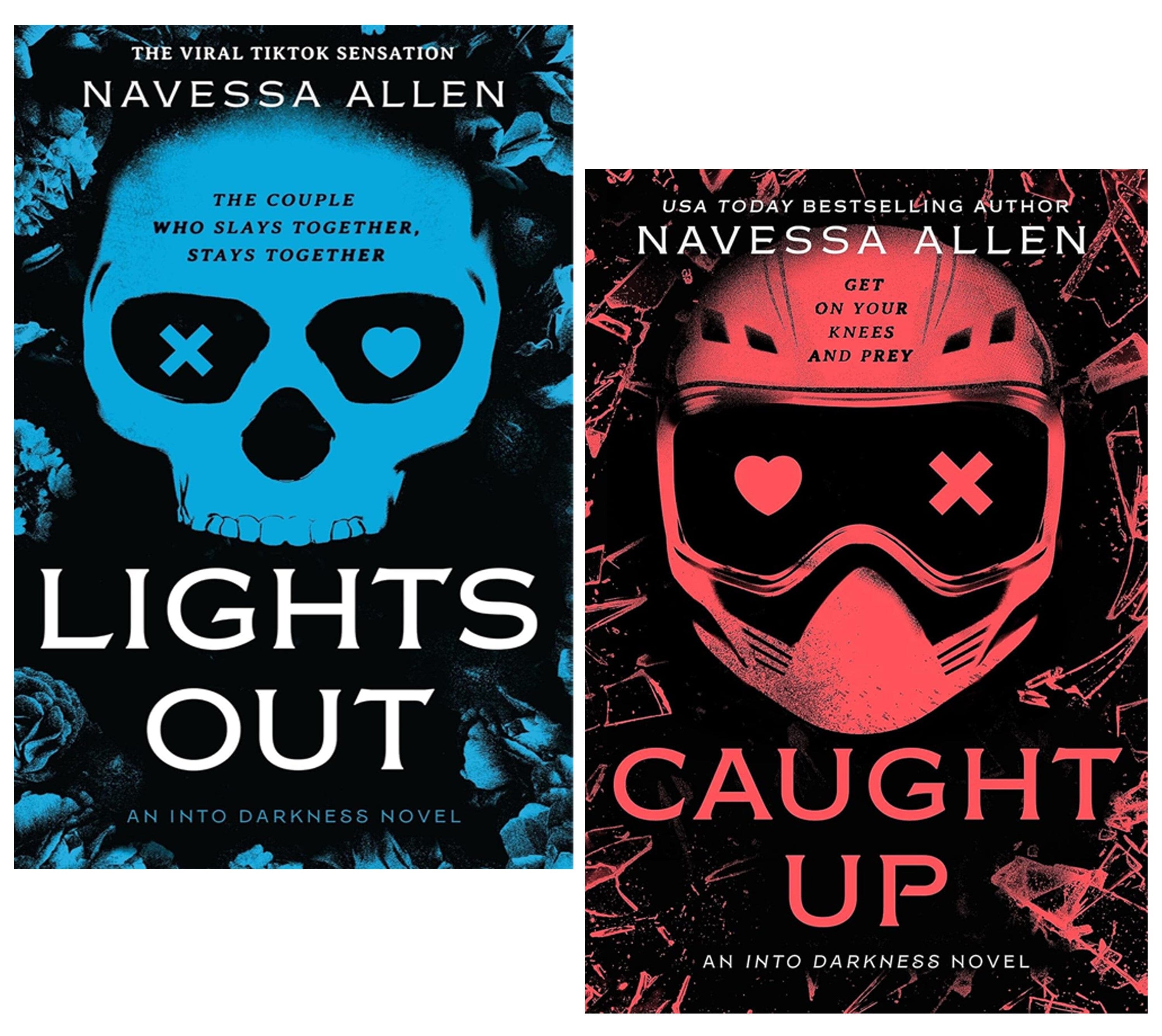 An Into Darkness Series By Navessa Allen (Lights Out & Caught Up) 2 Books Collection Set - Fiction - Paperback
