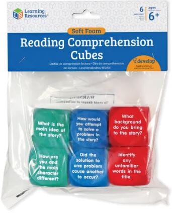 Reading Comprehension 6 Cubes (Soft Foam) By Learning Resources - Ages 3+ - Educational Toys