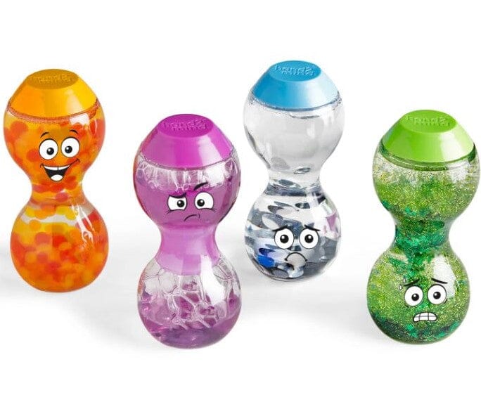 Express Your Feelings Sensory 4 Bottles (Excited, Impatient, Lonely & Nervous) - Ages 3+ - Educational Toys