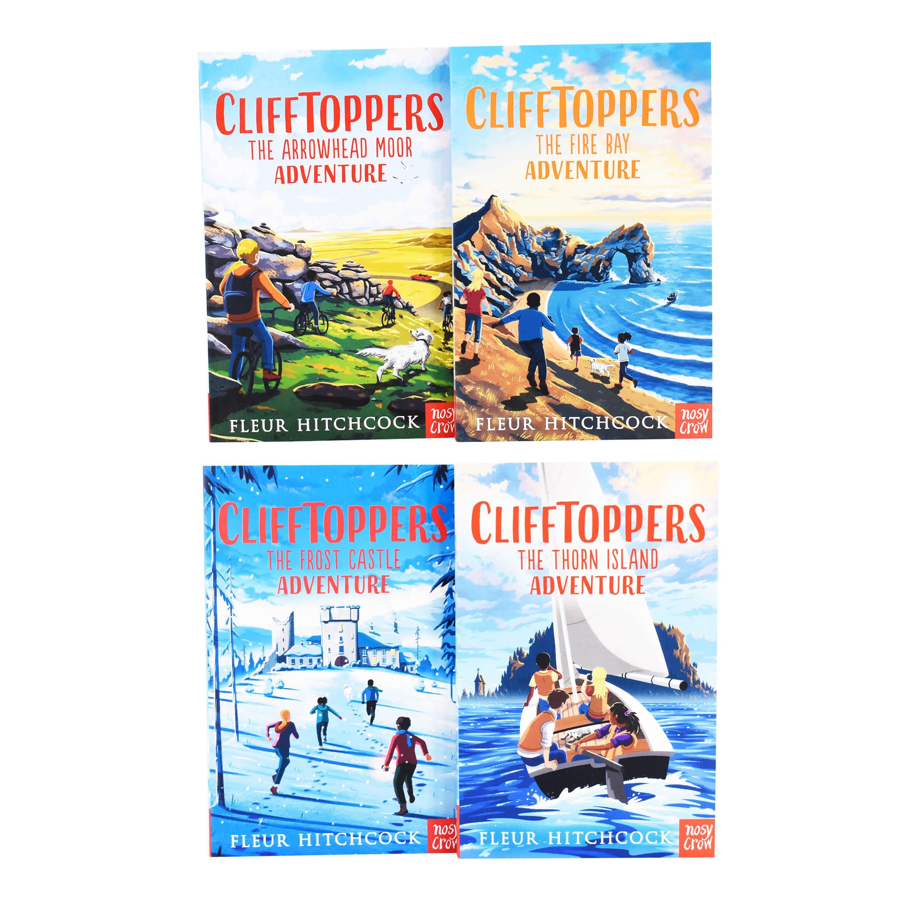 Clifftoppers Adventure Series By Fleur Hitchcock: 4 Books Collection Set - Age 7-9 - Paperback