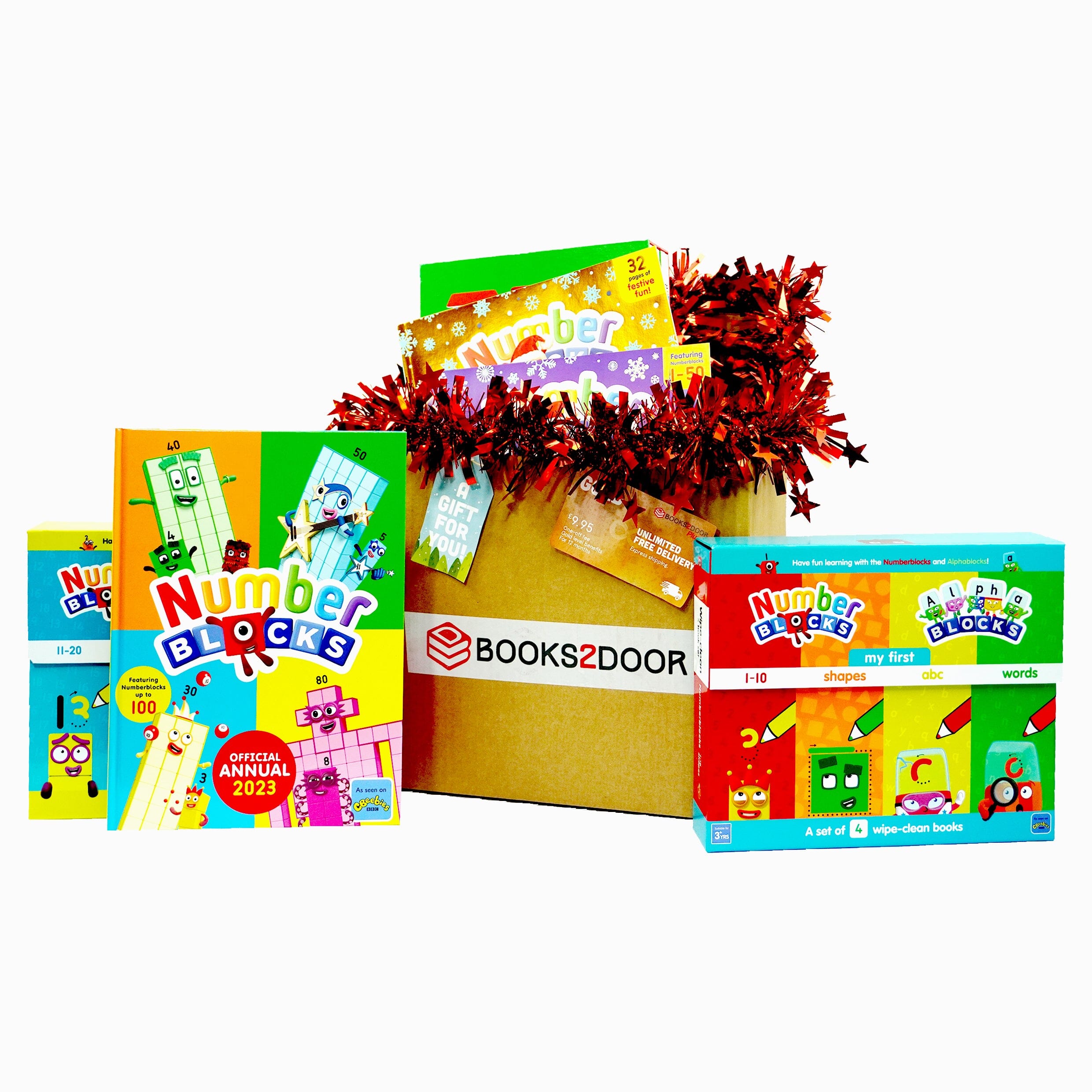 Numberblocks and Alphablocks Christmas Eve Box - 16 Book Set