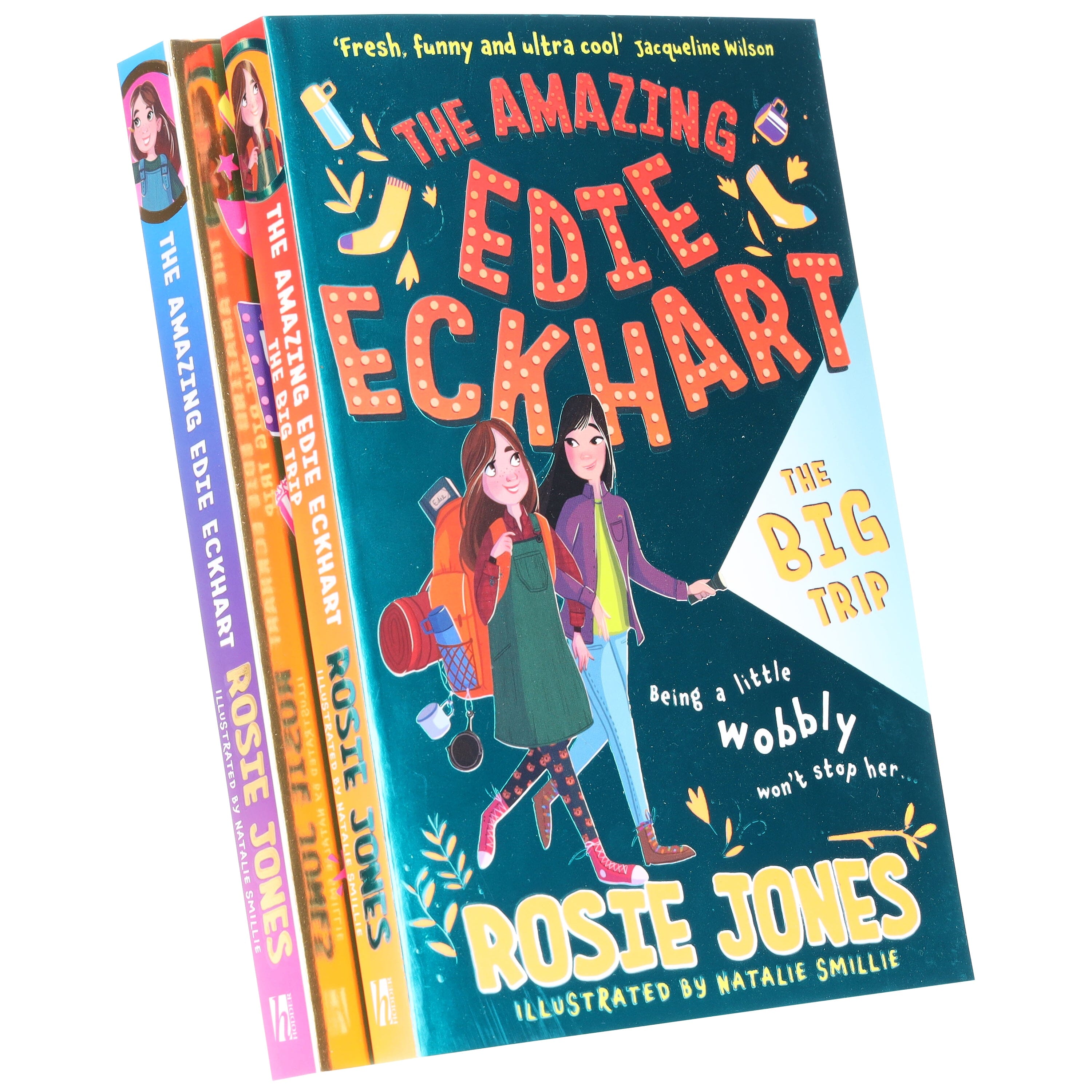 The Amazing Edie Eckhart Series by Rosie Jones: 2 Books Collection Set - Age 8-11 - Paperback