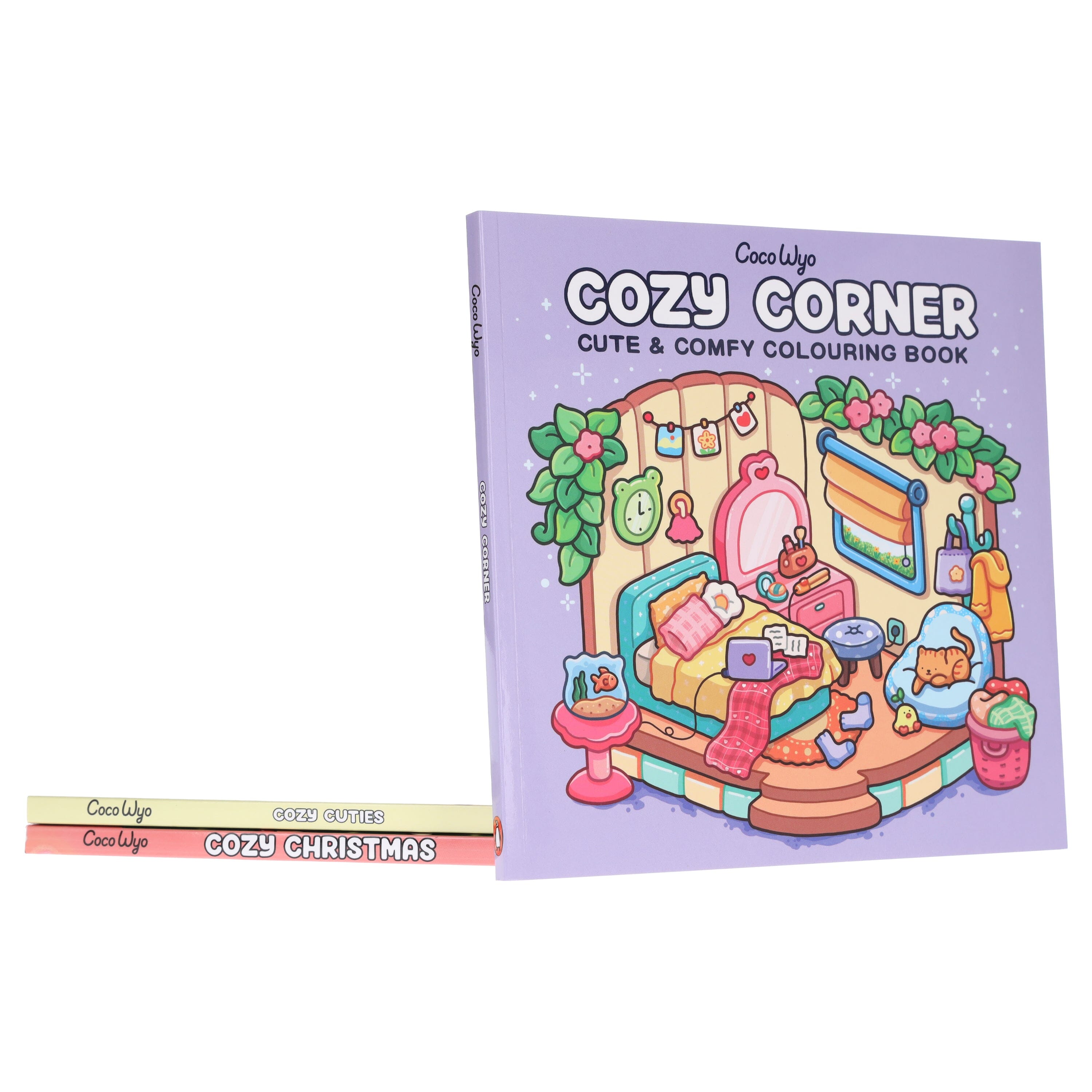 Cozy Corner Coco Wyo Colouring 3 Books Collection Set - Ages 8+ - Paperback