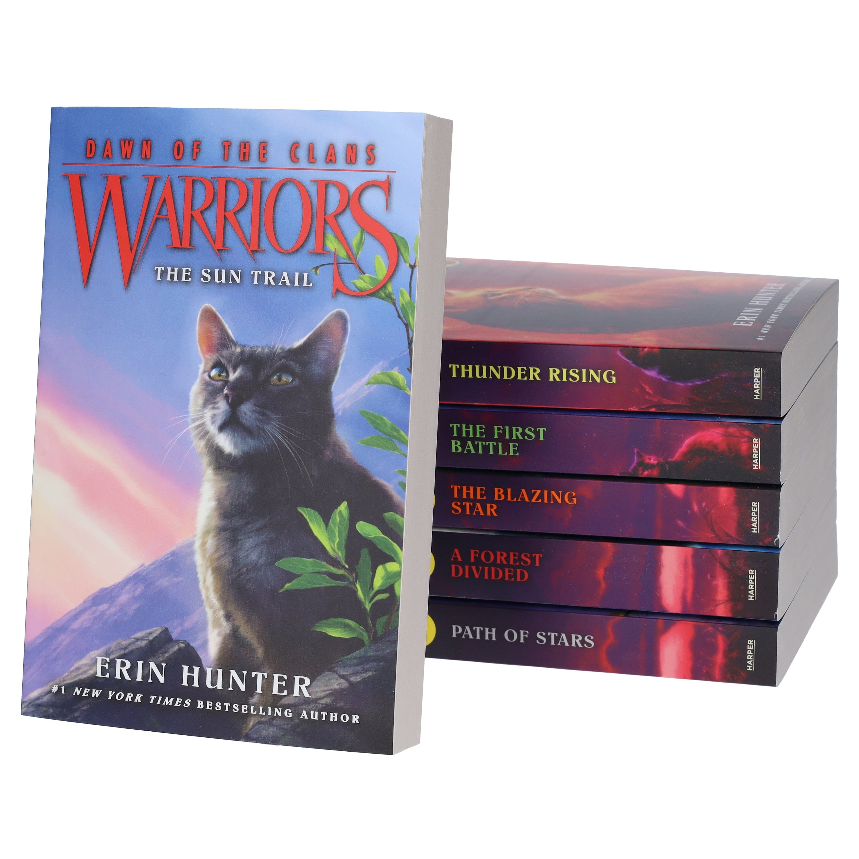 Warrior Cats by Erin Hunter: Series: Dawn of the Clans Complete Prequel Series 6 Books Collection - Ages 8-12 - Paperback
