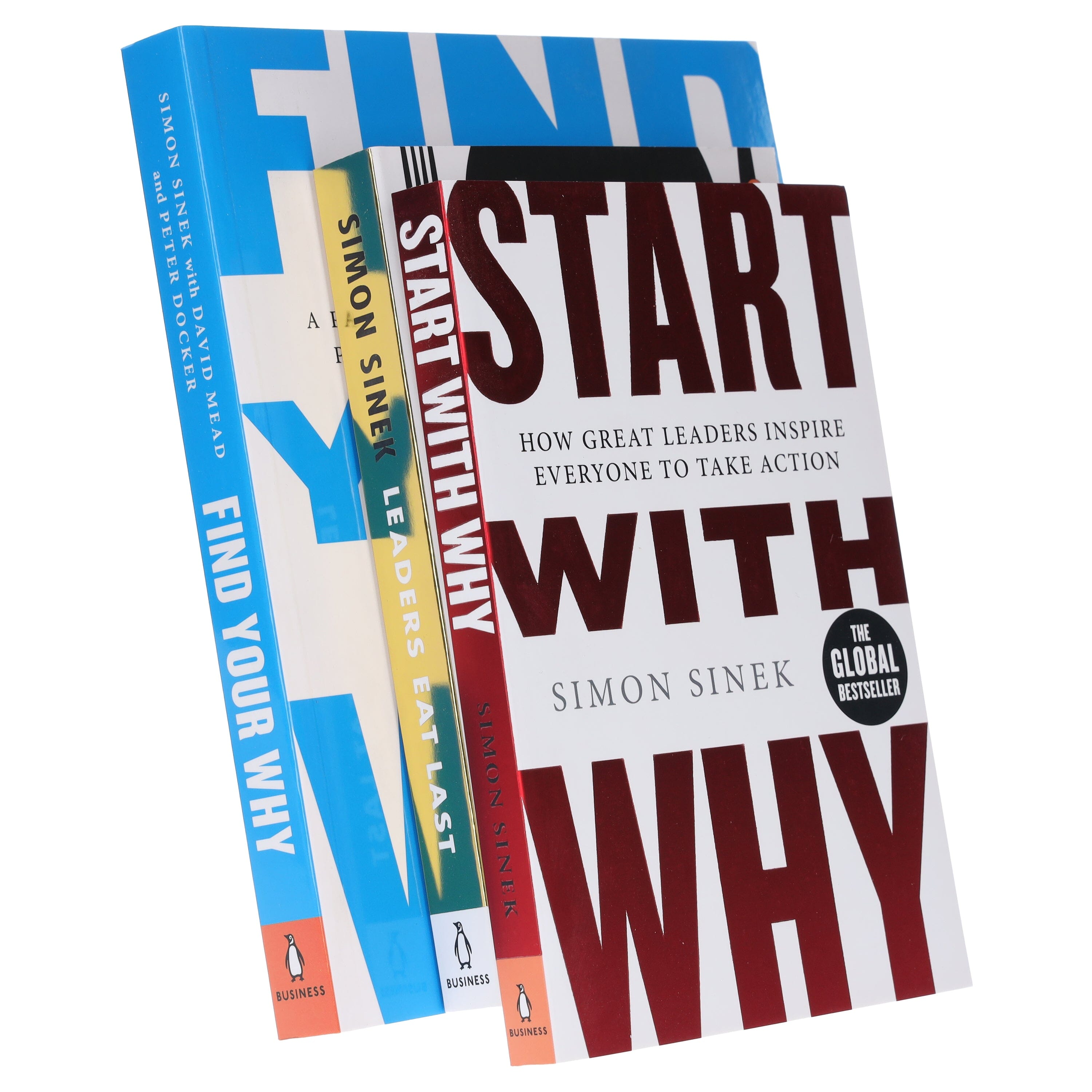 Start with Why Series By Simon Sinek 3 Books Collection Set - Non Fiction - Paperback
