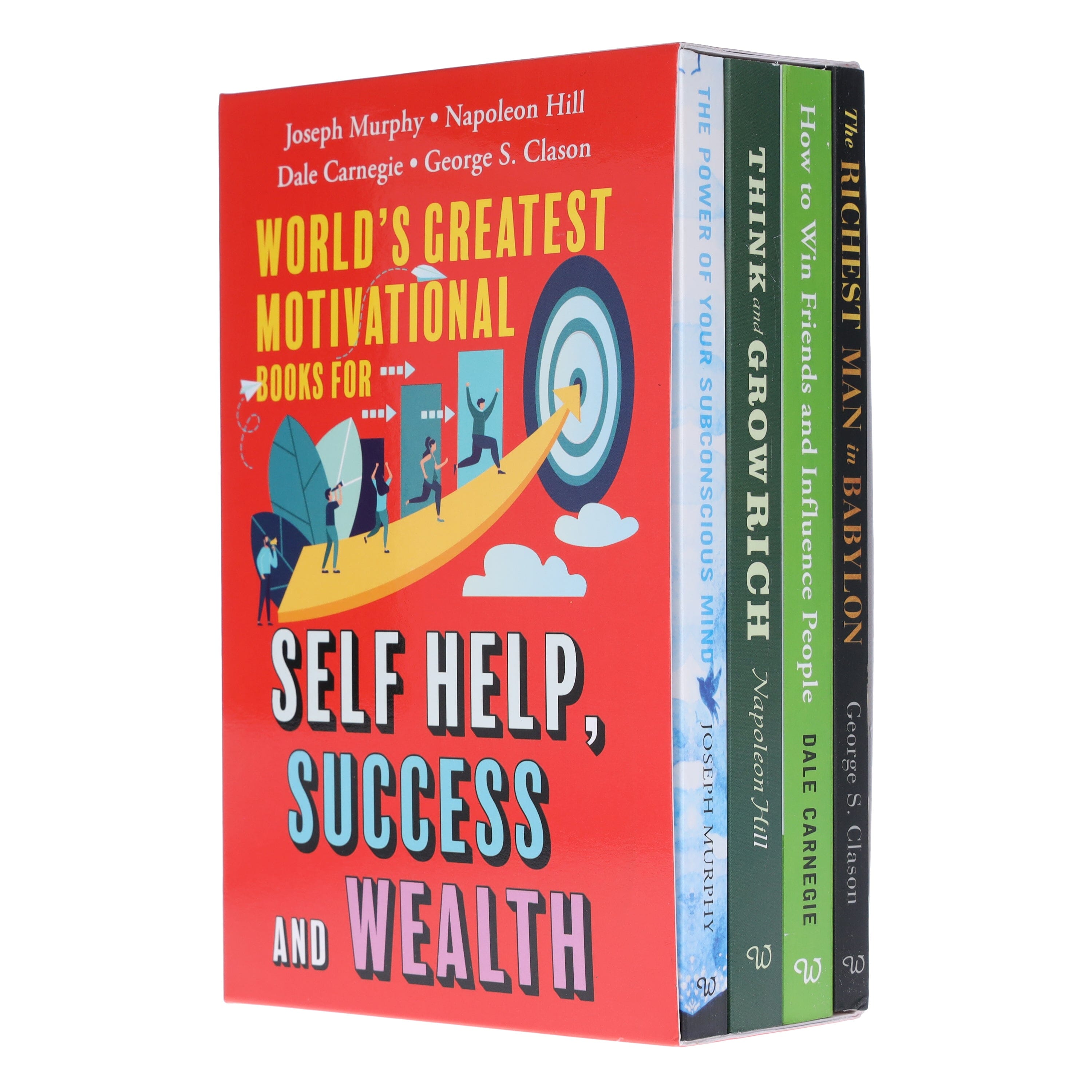 World’s Greatest Motivational Books For Self help, Success & Wealth 4 Books Collection Box Set - Non Fiction - Paperback
