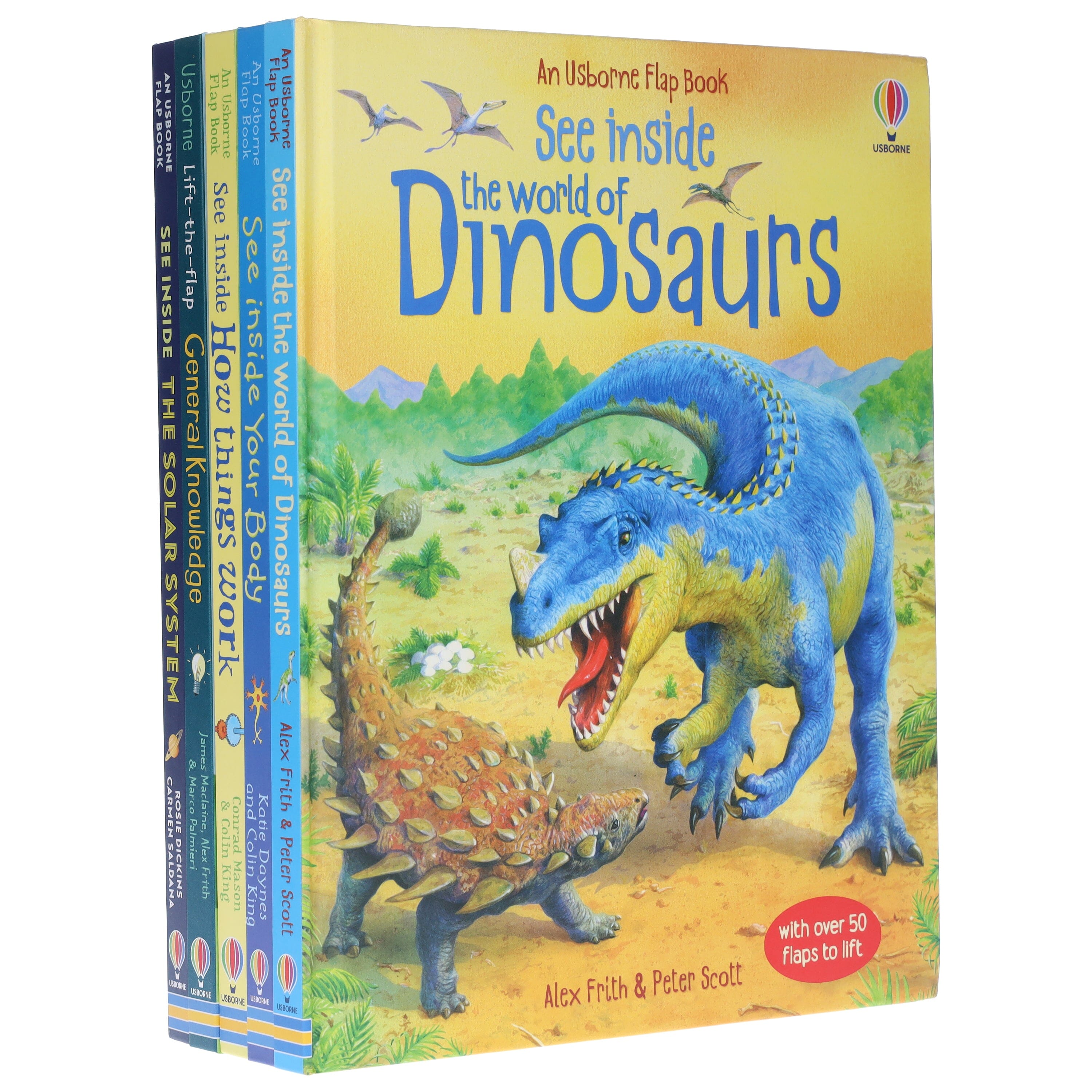 Usborne Lift The Flap See Inside Series Collection 1: 5 Books Set - Ages 6+ - Board Book