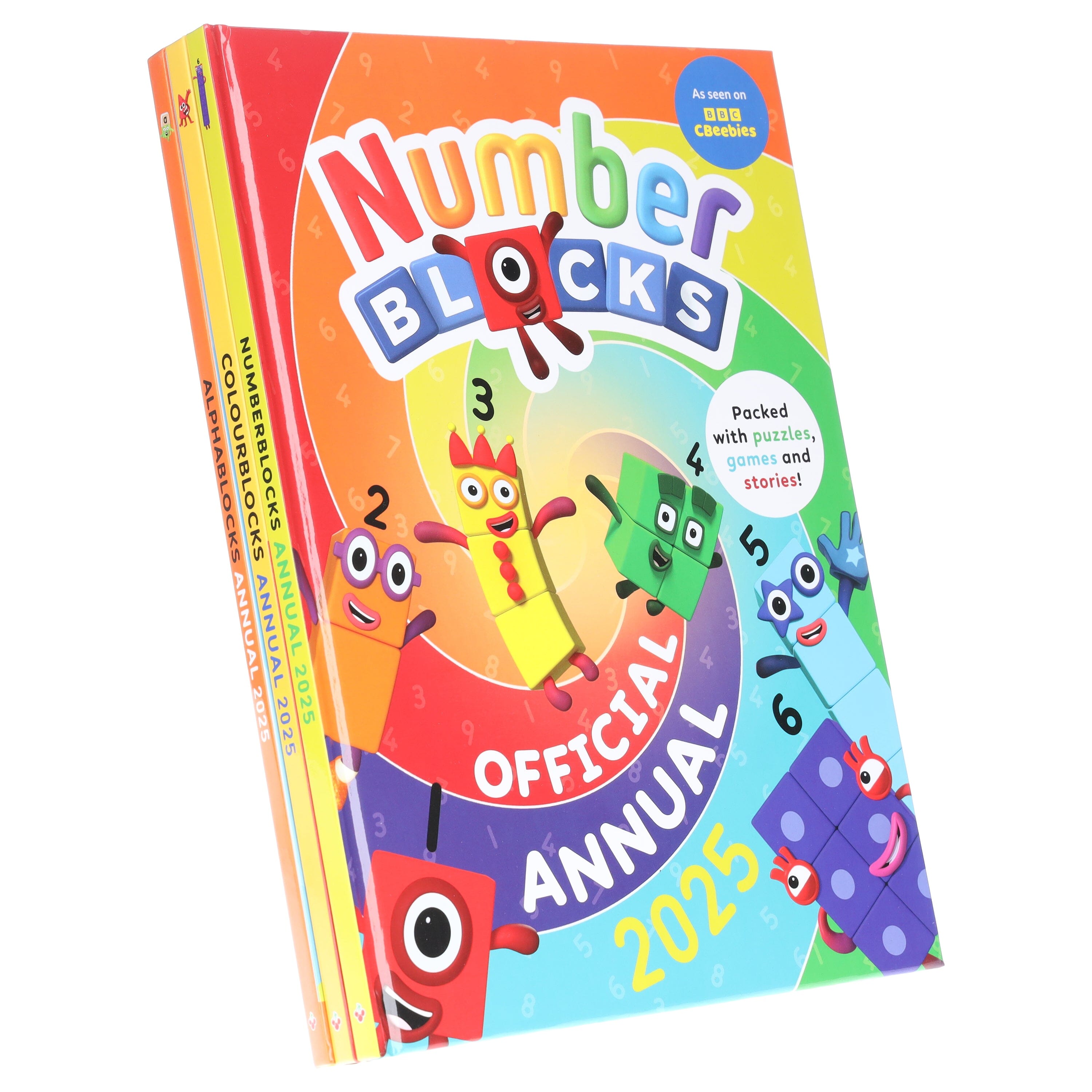 Numberblocks, Colourblocks & Alphablocks Annual 2025 By Sweet Cherry Publishing: 3 Books Collection Set - Ages 3-5 - Hardback