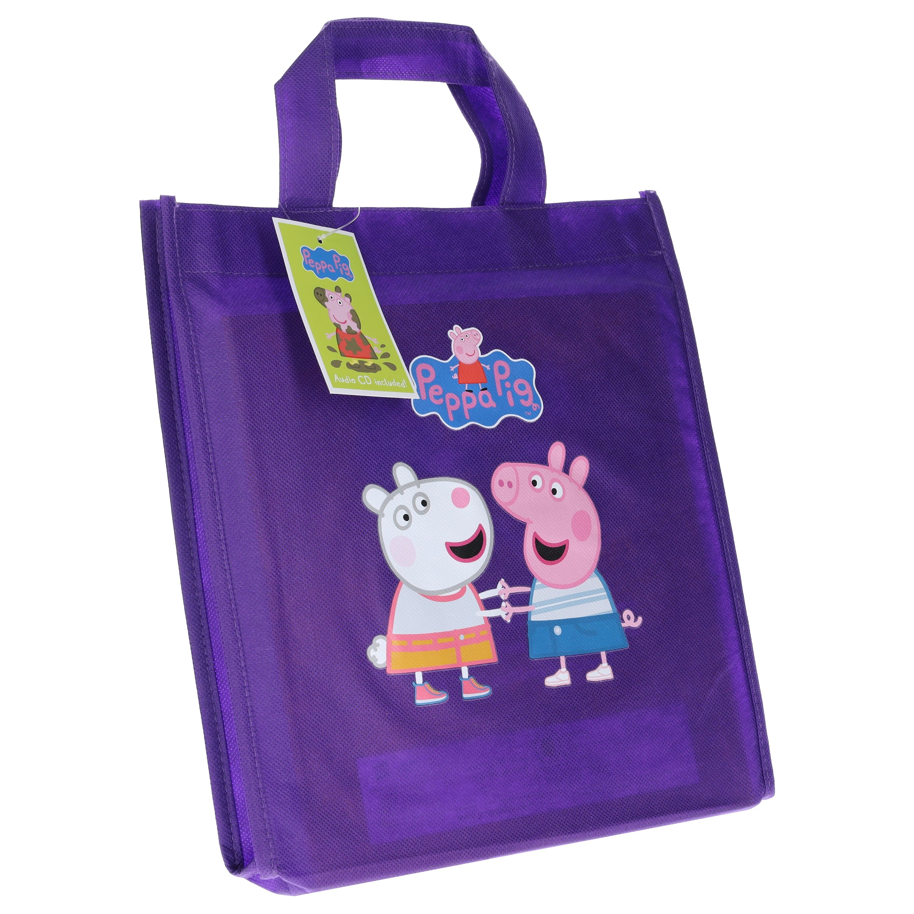 Peppa Pig Collection 10 Books Set in a Purple Bag Set with an Audio CD - Ages 0-5 - Paperback - Ladybird