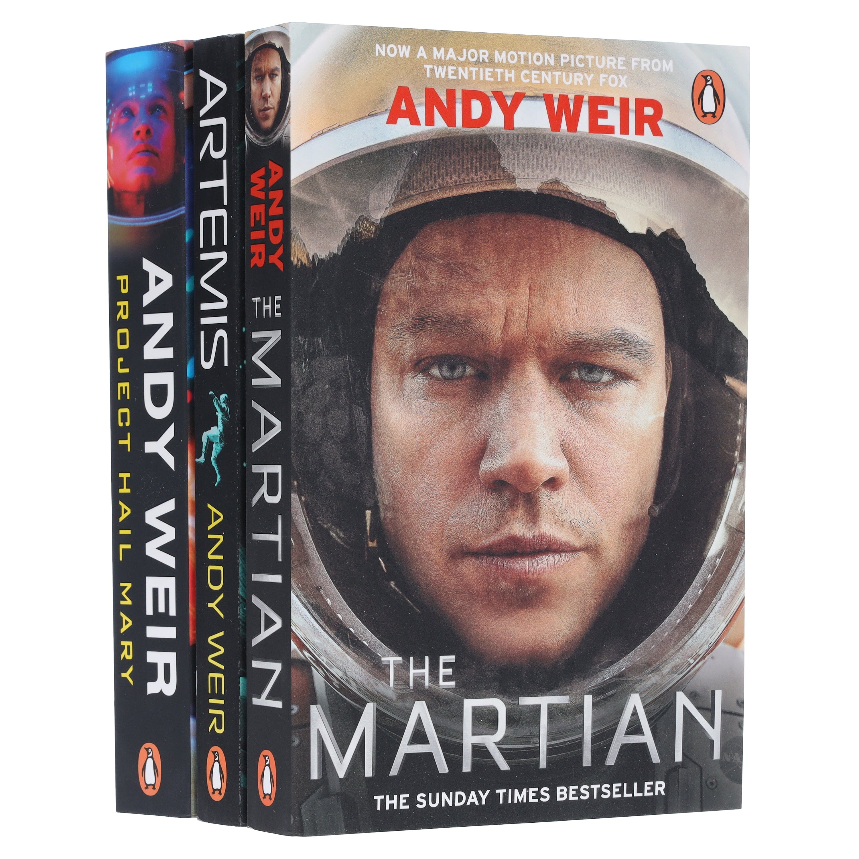 Andy Weir Collection (The Martian, Artemis & Project Hail Mary) 3 Books Set - Fiction - Paperback