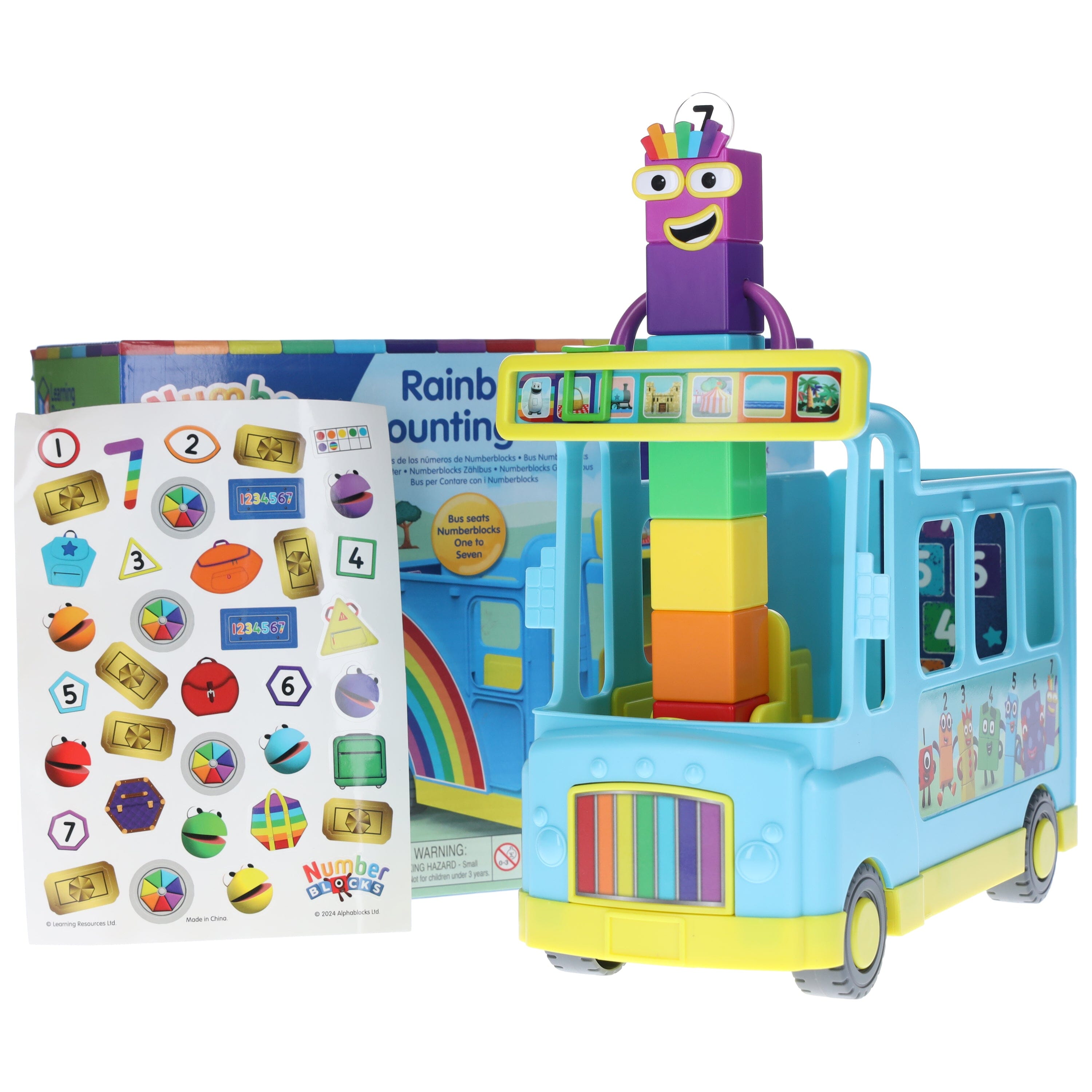 Numberblocks Rainbow Counting Bus - Age 3+