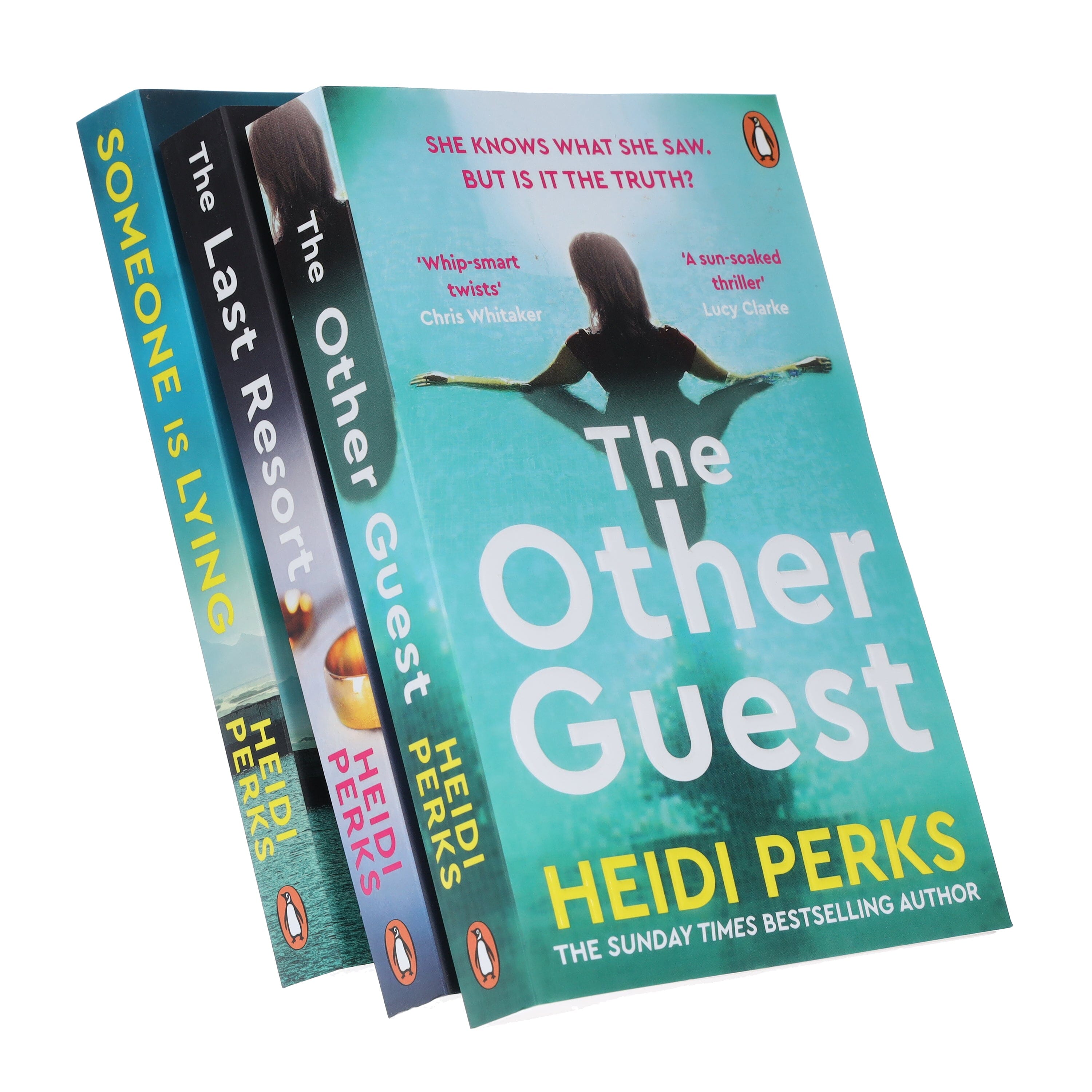 The Other Guest, The Last Resort & Someone Is Lying by Heidi Perks: 3 Books Set - Fiction - Paperback