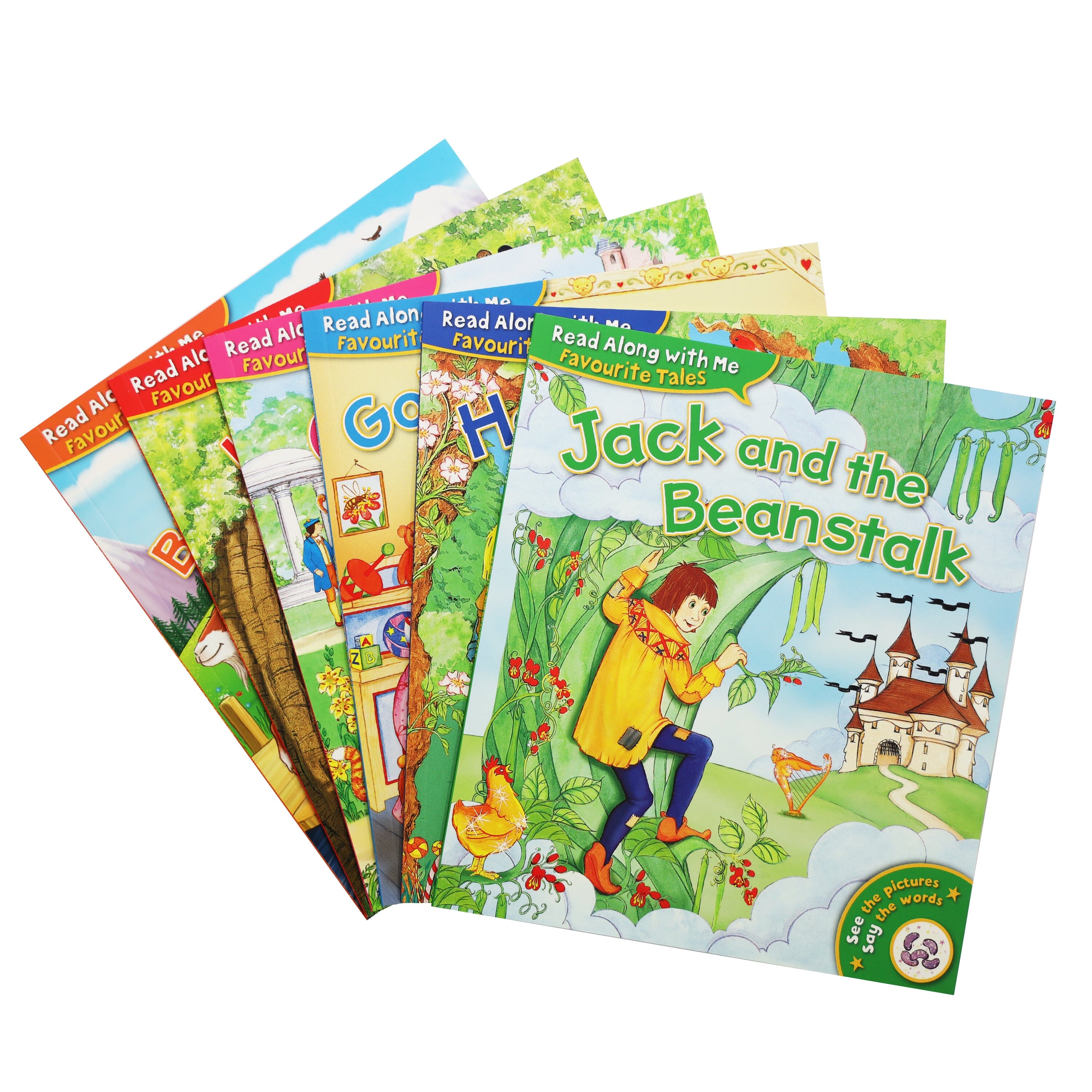 Favourite Tales Read Along With Me by Various Contributors 6 Books Collection Set - Ages 4+ - Paperback