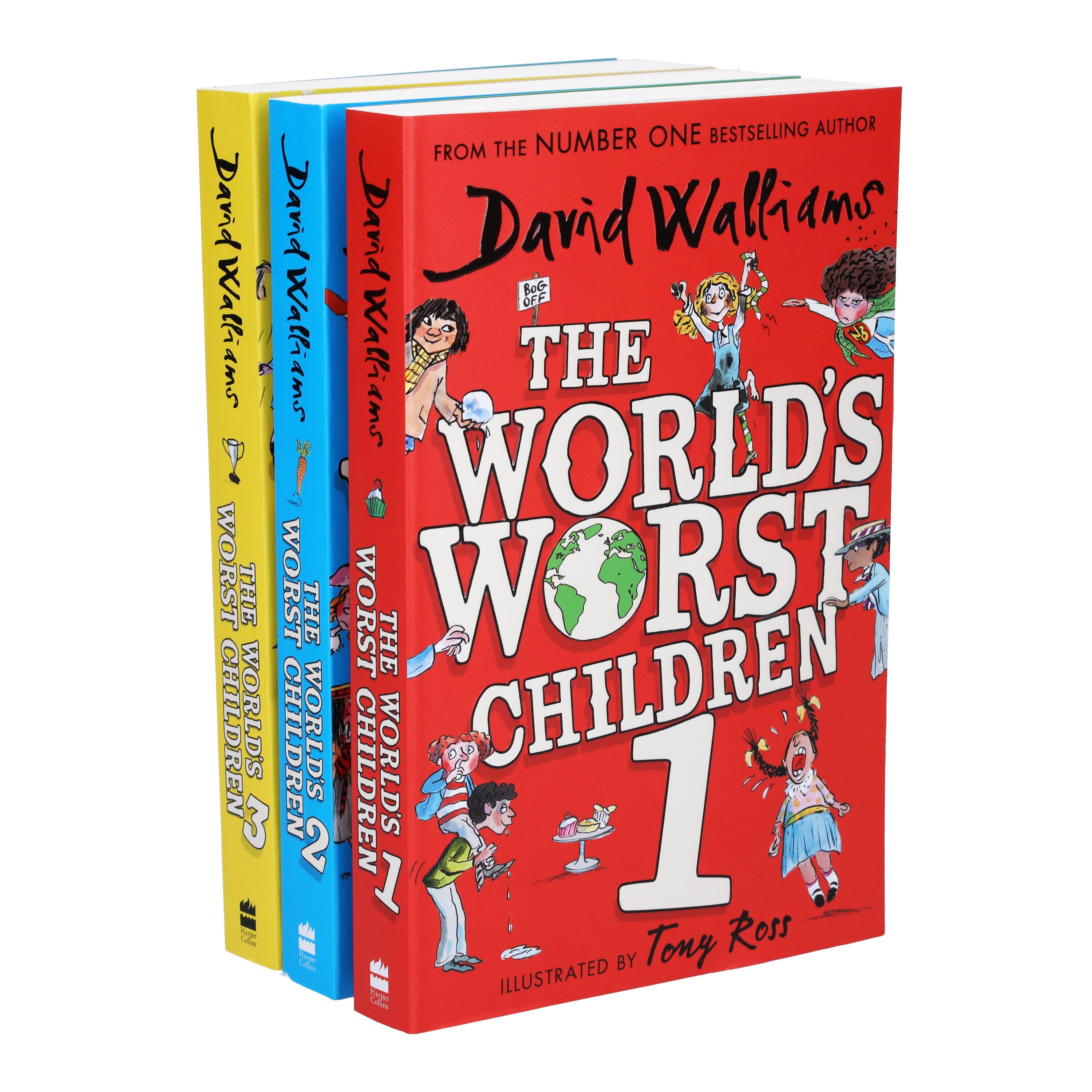 World's Worst Children by David Walliams 3 Books Collection Set - Ages 7+ - Paperback