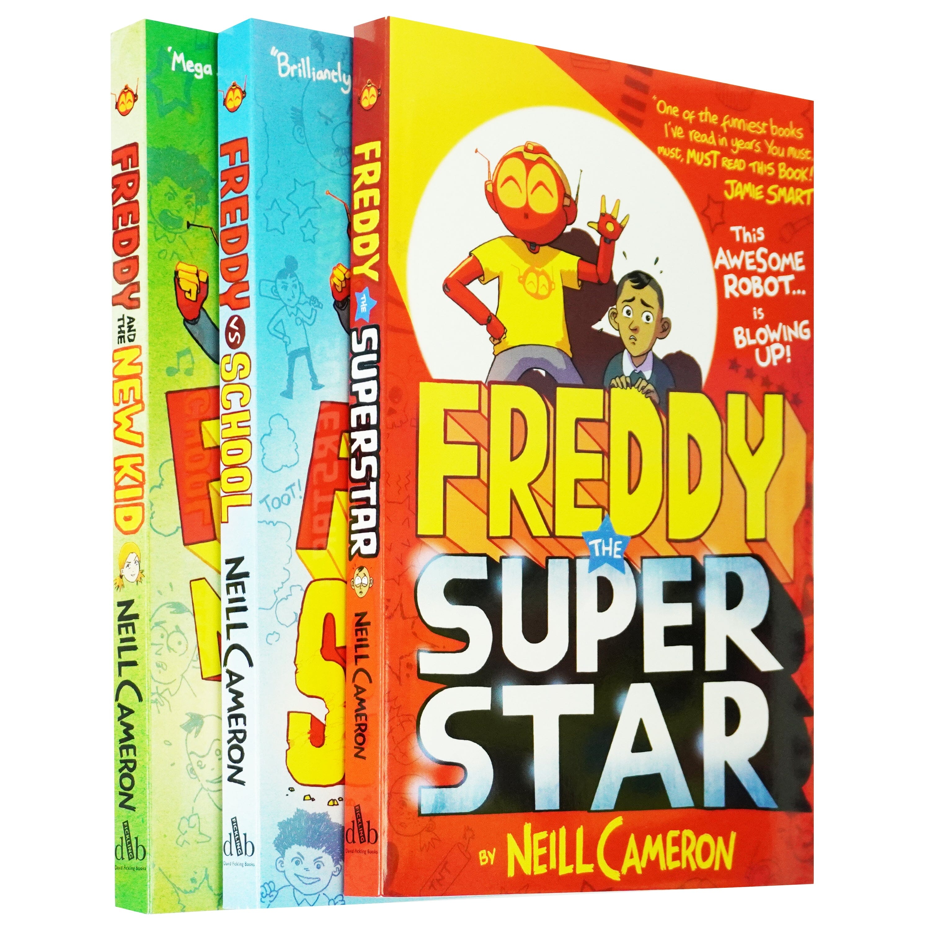 The Awesome Robot Chronicles Series by Neill Cameron: 3 Books Collection Set - Ages 7-9 - Paperback