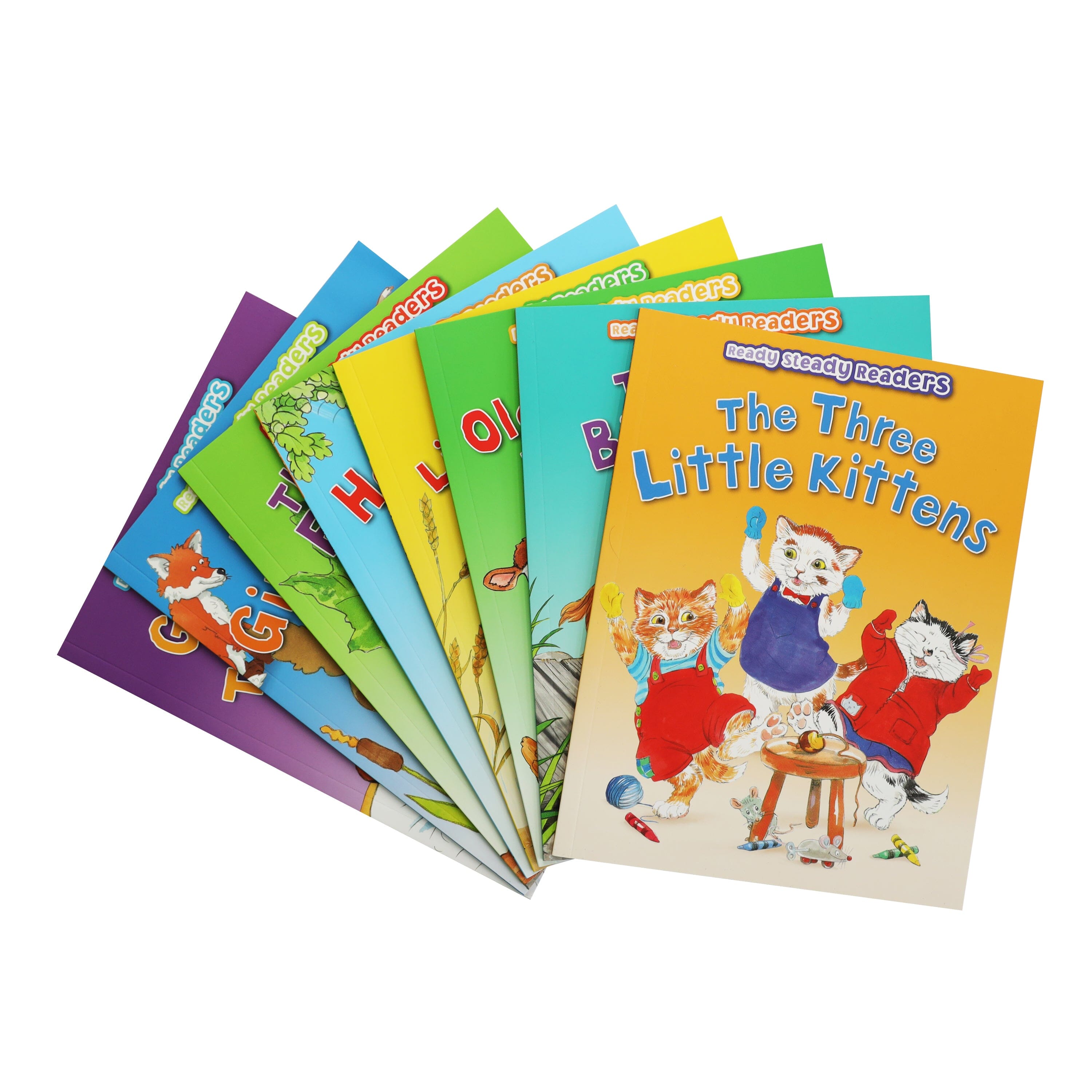 Ready Steady Readers by Lesley Smith 8 Books Collection Set - Ages 3+ - Paperback