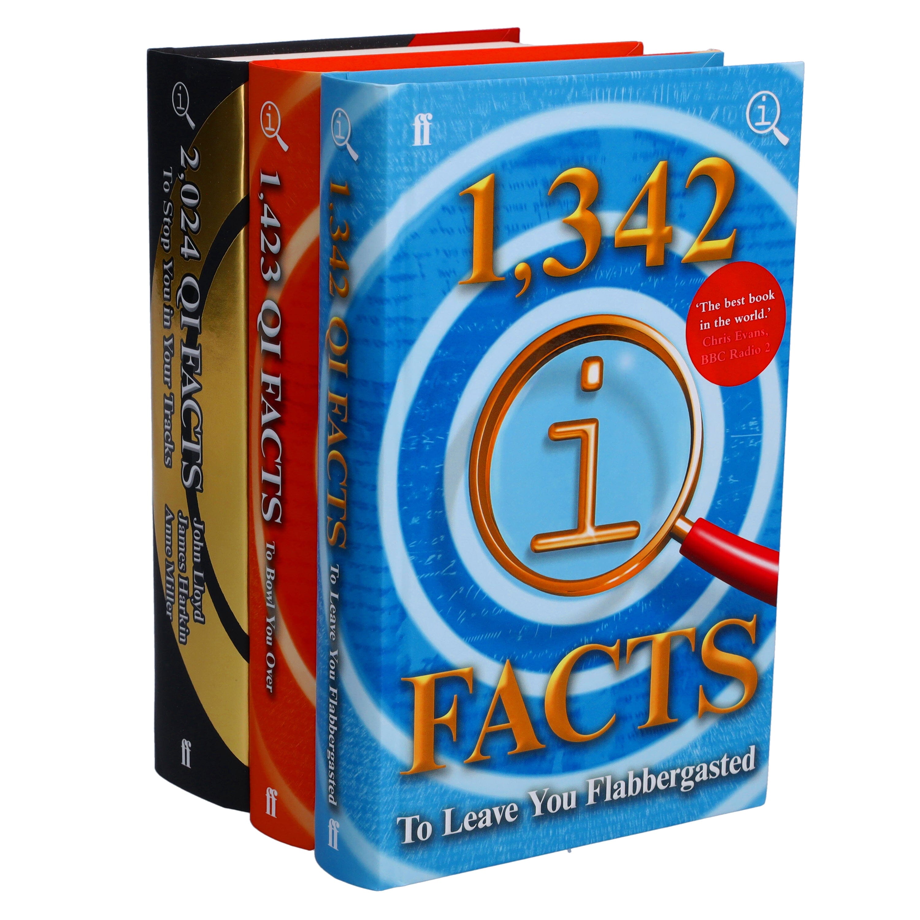 QI Quite Interesting Facts Series 3 Books Collection Set - Non Fiction - Hardback